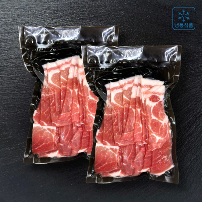 땡큐미트 미국산 왕목살(목전지) 제육용 불고기용 1kg (500g*2ea), 1개