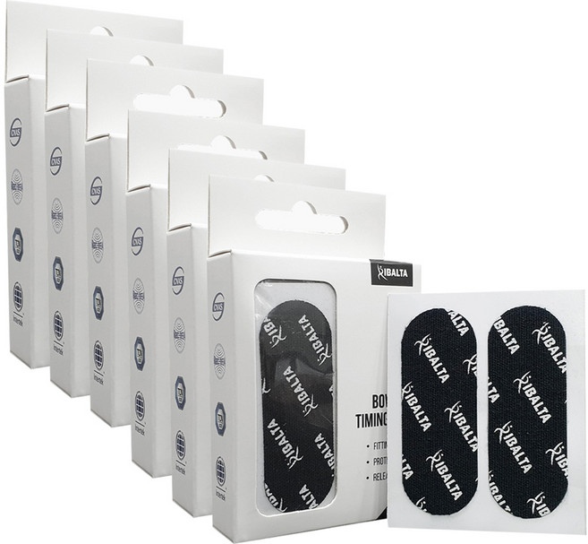 리발타 볼링 엄지테이프 타이밍 볼링용품, 블랙, 6개
