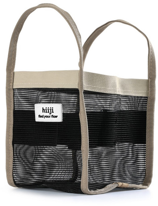 히지 샤워 박스 1L 블랙 모카무스 미니 수영 헬스 운동 목욕 메쉬 가방 메쉬백