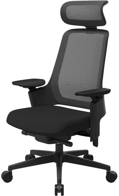 SIDIZ GX 人體工學電競椅, 黑框深黑