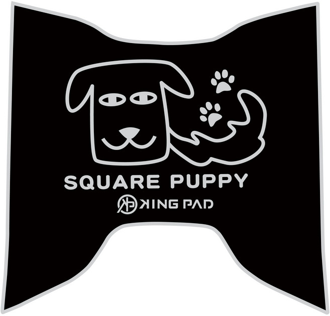 KING PAD VINOORA 125 機車腳踏墊 小小兵 機車踏墊 止滑腳踏墊 立體造型腳踏墊, 方臉狗T58(淡灰)XS