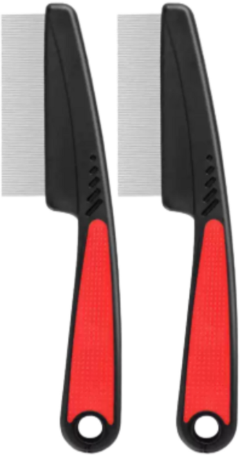 아티 참빗 2개세트, 2개, 검정