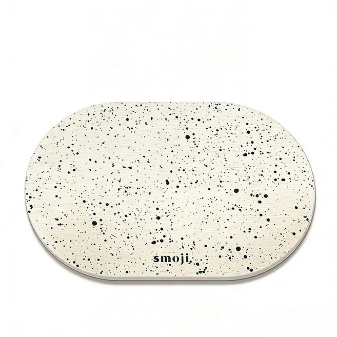 POMTOR 빨아쓰는 규조토 발매트 욕실매트 주방매트 논슬립 강력흡수, 화이트B