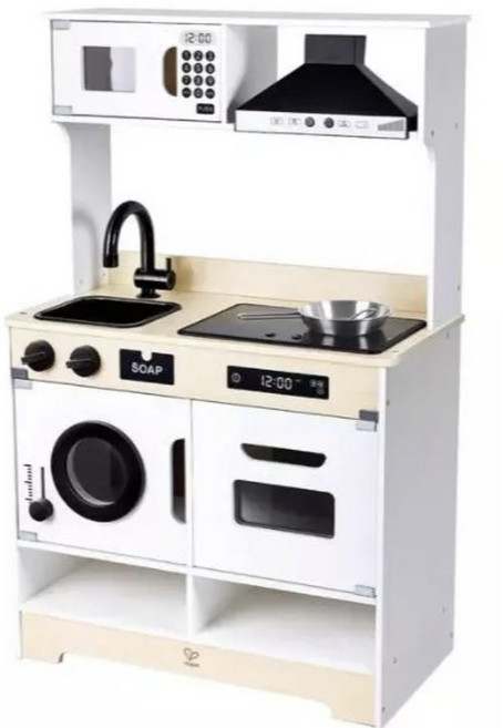 Hape 豪華廚房玩具組 兒童木製互動廚房玩具, 1個