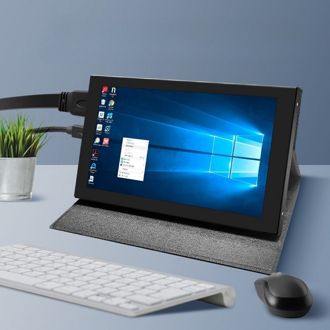 7 인치 휴대용 포터블 터치패널 TFT IPS 보조모니터 1024X600, CTP-IPS