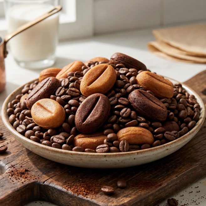 [강원미식로드] 강릉식 커피맛 커피콩빵, 2개, 450g