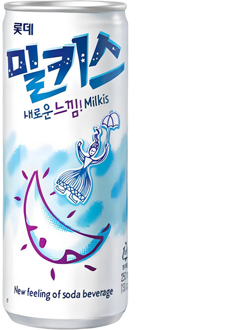 밀키스 탄산음료, 250ml, 30개