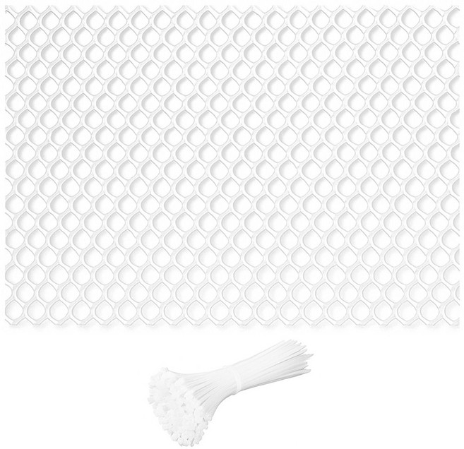 비둘기 퇴치망 케이블타이 증정 실외기 버드 조류 퇴치 용품 아파트 베란다 새퇴치 퇴치기 에어컨 철망 새쫓는 난간 케이블 비들기 2M 3M 5M 대형, R99579C(화이트 5m, 1개