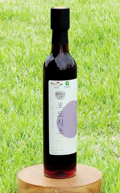 화성에서 온 포도식초(화성송산포도/자연발효식초/제부도전통양조), 1개, 375ml