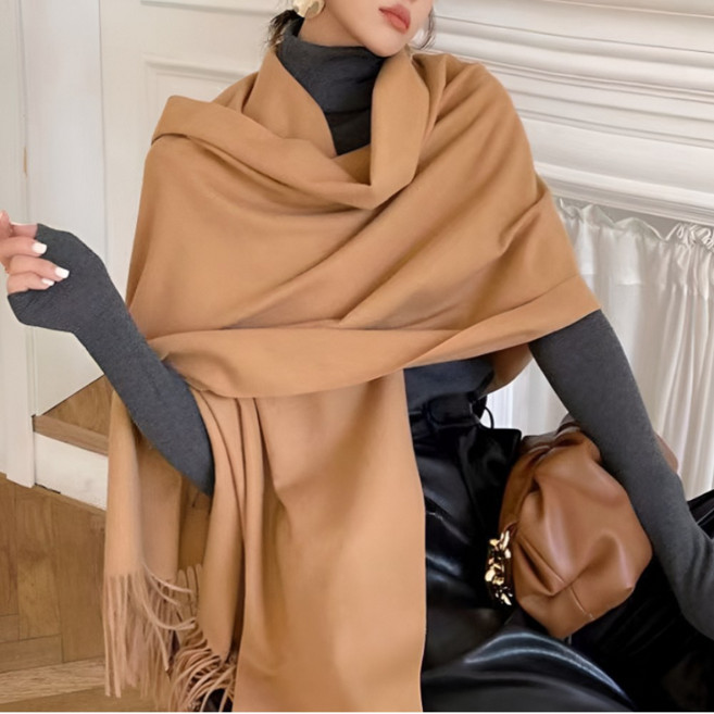 포디케이 남녀공용 캐시미어 라이크 머플러 빅사이즈 선물 목도리