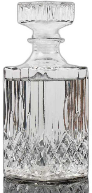 위스키 디켄터 완전 밀폐 브랜디 꼬냑 디켄터 디켄더, 1개, 800ml 사각 디켄터 9x23.5cm