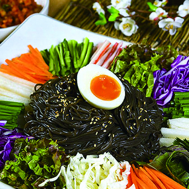 장충동막국수 쟁반막국수 보쌈국수, 10인+소스, 1개, 120g