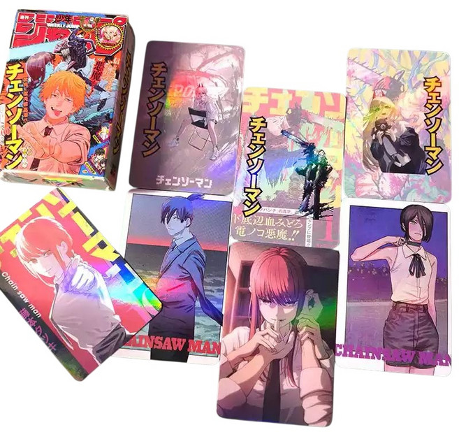 2026NEW 체인소맨 포토카드 3종류, 체인소맨포카50장옵션3, 1개