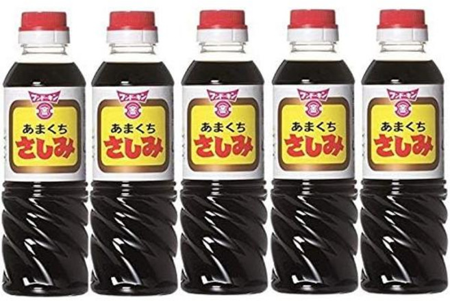 Hundokin 훈도킨 사시미 소이소스, 일본 펀도킨 회간장 사시미쇼유 360ml 5병 4836, 360ml, 5개