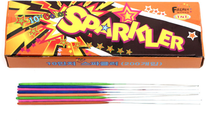 10인치 칼라 스파클라 (8개입), 1개