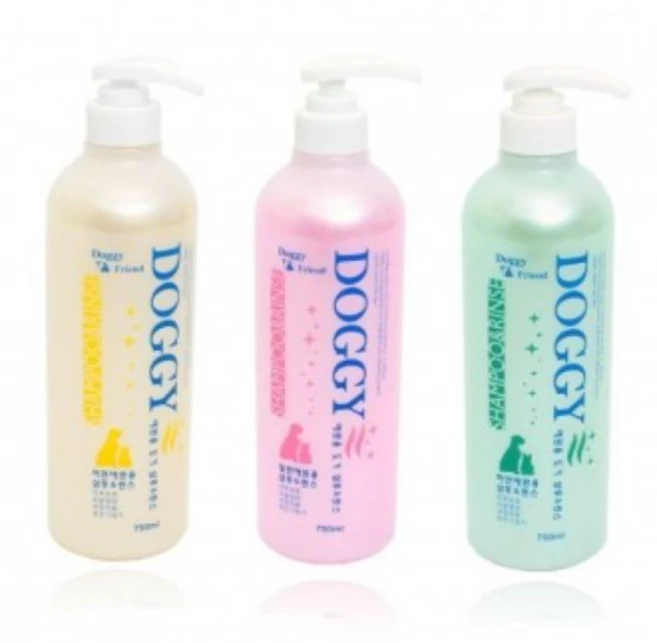 [도기프렌드] 반려동물 샴푸&린스 750ml / 강아지샴푸린스 / 강아지목욕용품 / 고양이강아지겸용, 1개 - 쿠팡
