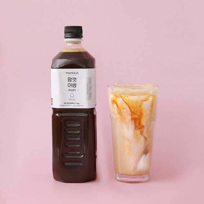 맘껏푸드랩 제로슈가 아쌈 밀크티 베이스 1.1kg, 1개