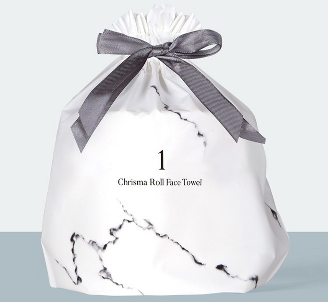 크리스마 순면 1코튼 수건대용 페이스타올, 60매입, 1개