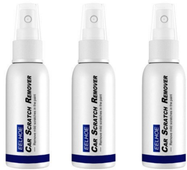 1+1+1자동차 도장면 스크래치 리무빙 스프레이 차량용 흠집 제거 자동차 광택복원제, 3개, 100ml