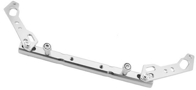 템파 오토바이 핸들 멀티크로스바 미러고정 날개형 보조핸들 멀티바, 1개, 그레이