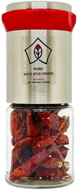 푸리오 베트남산 건고추 양념통 건채 그라인더, 1개, 13ml