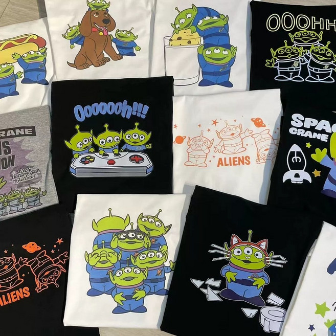 토이스토리 알린 외계인 티셔츠 삼눈박이 픽사 커플티 반팔티