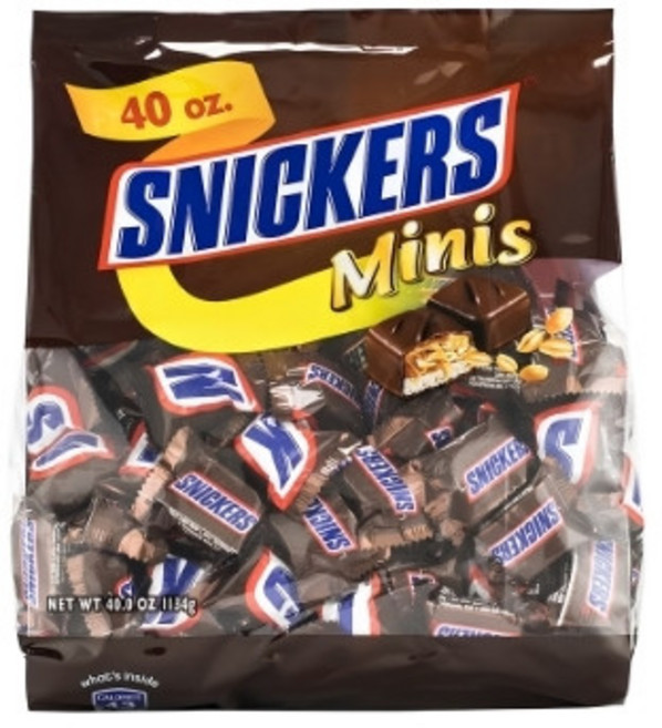 SNICKERS 巧克力迷你包 1154g, 1個