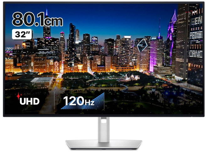 델 4K UHD IPS 피벗 120Hz 울트라샤프 모니터 Black, 80.01cm, (정식출고)U2725qe/monitor