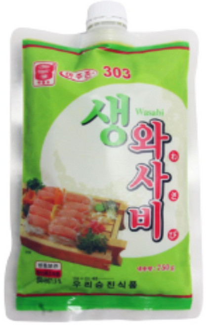 대량 냉동 생와사비 750g/4개 대용량 업소용 스시 식당용 일식, 750g, 4개