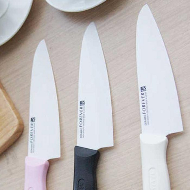 와이지통상 일본 포에버 세라믹 식도 중형 블랙 유럽형식도, 1개