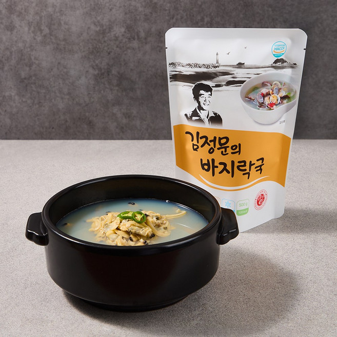 김정문의 바지락국, 5개, 500g