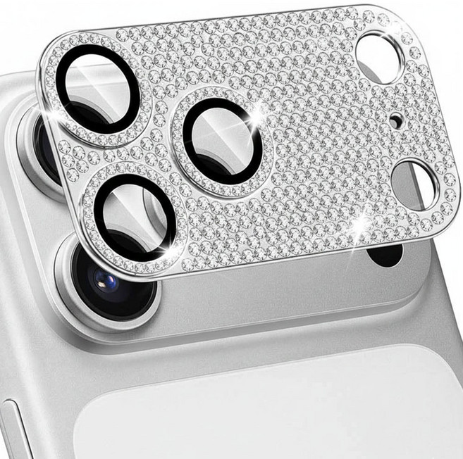 더조은셀러 프리즘 큐빅 카메라 풀커버 필름 아이폰 17 프로 맥스 호환, 1개