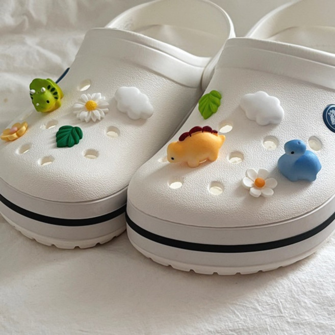비니빈스 꽃밭 구름 공룡 신발꾸미기 실내화 파츠 세트 10pcs