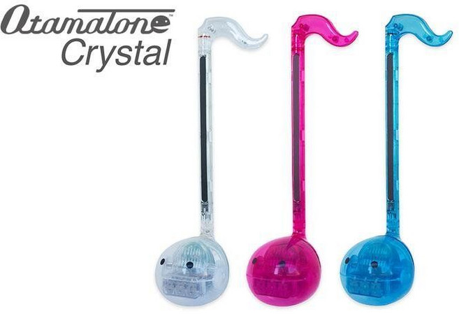 오타마톤 스탠다드 크리스탈 투명 전자악기 정품 연습시트 배터리 포함, 블루, 1개