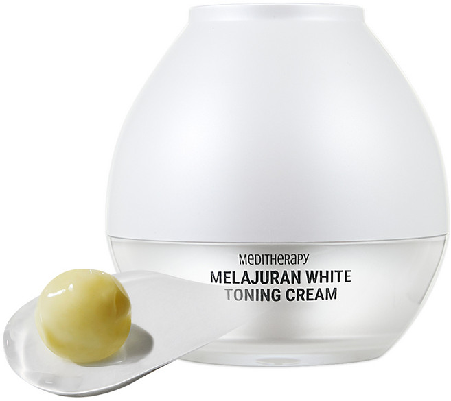 메디테라피 멜라쥬란 화이트 토닝 크림 단품 기미집중톤업크림, 50g, 1개