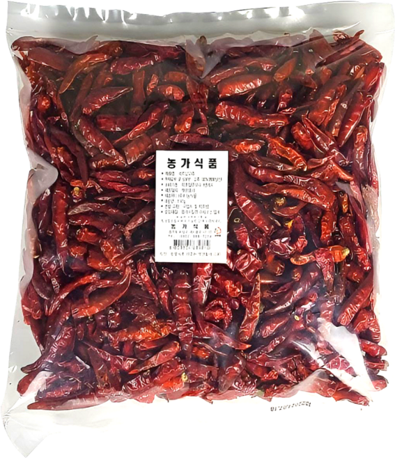국내 세척 건조 베트남 건고추, 1개, 500g