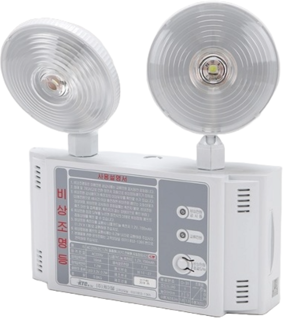 LED 정전 피난통로 비상조명등 2구 BJ_DJL60_10 케이텔, 1개