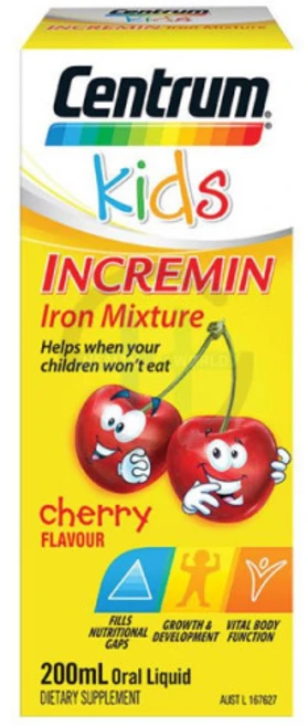 [센트룸] 키즈 인크레민 철분 체리맛 200ml, 1개 - 쿠팡