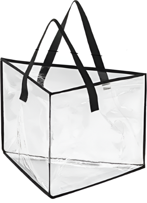 모어벨 삼각 옷걸이 행거 수납백, 1개, 투명