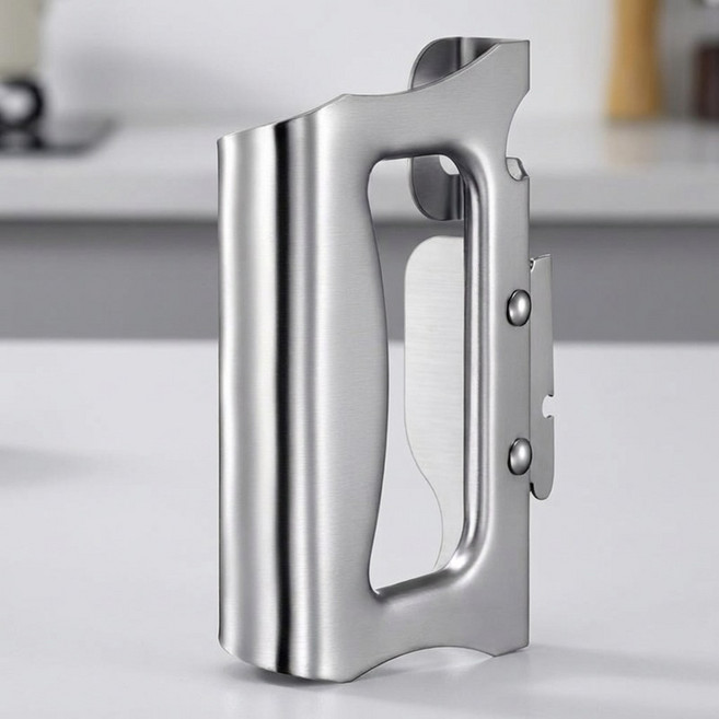 브로키 3in1 고급형 다용도 캔 오프너, 1개, 실버