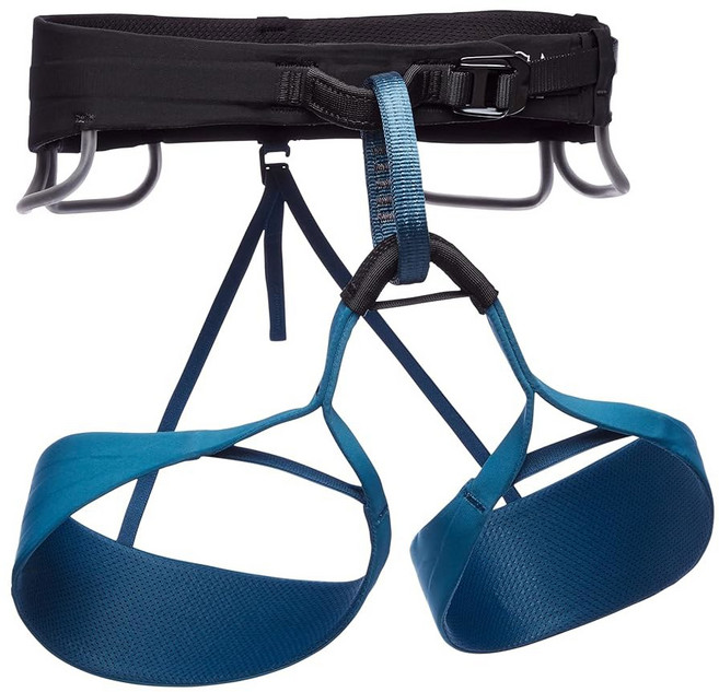 블랙 다이아몬드 솔루션 암벽 등반 하네스 남성용, Astral Blue, Extra Sm