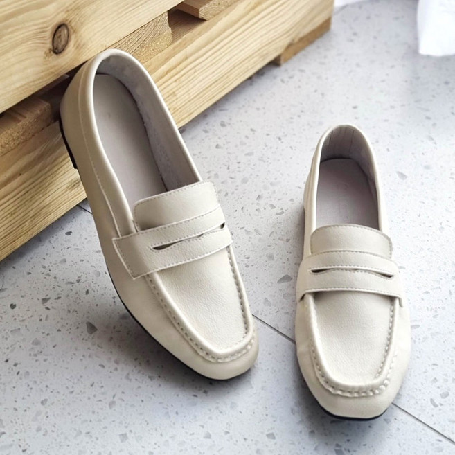 발편한 빅사이즈 말랑 페니 로퍼 1cm 여성 단화