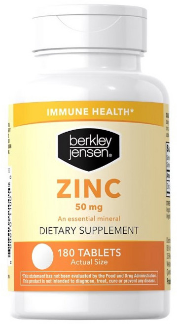 버클리젠슨 아연 50mg 타블렛, 1개, 180정