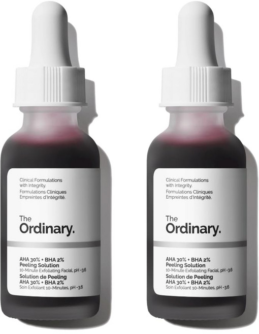 The Ordinary AHA 30% + BHA 2% Peeling 디오디너리 AHA BHA 필링 솔루션 2개입