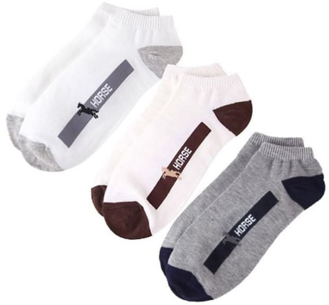 캐릭터양말 국산 남성 캐주얼 발목양말(HS) 5켤레