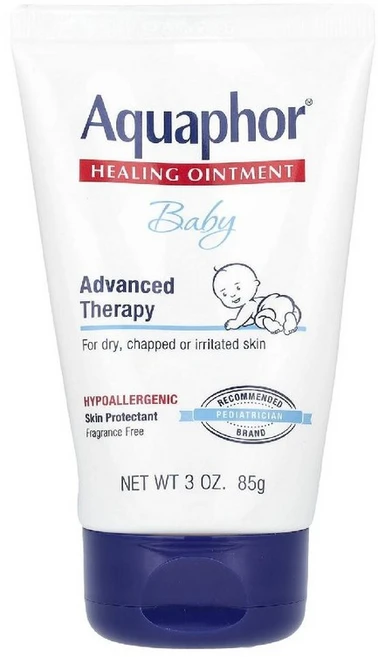Aquaphor 아쿠아포 베이비 힐링 오인트먼트 무향 85g 1개입 민감 피부 진정 크림 (미국산) - 쿠팡