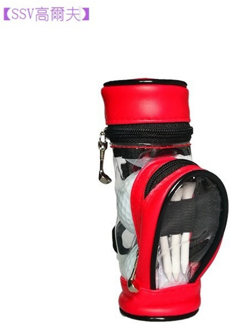 SSV高爾夫 高爾夫球小袋, 紅色, 1個