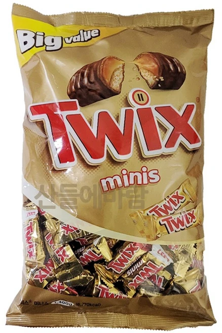한국마즈 트윅스 미니스 1.4kg 사탕1개 증정, 1개 - 쿠팡