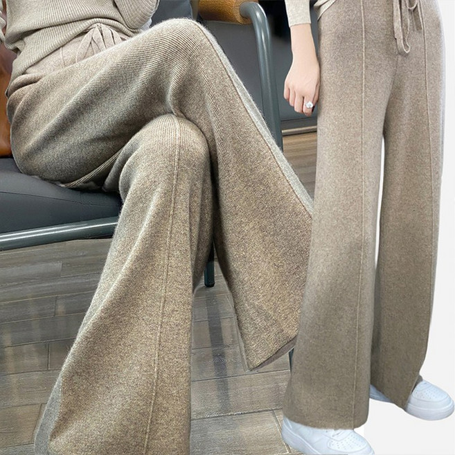 드마엘_여성 비엘라 울 니트 팬츠 (5color) 가을 간절기 데일리 니트 바지