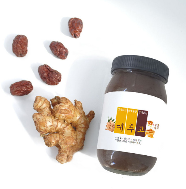 무설탕 꿀대추생강 진한 대추고로 만든 생강대추차, 꿀생강대추고, 530g, 1개, 1개입